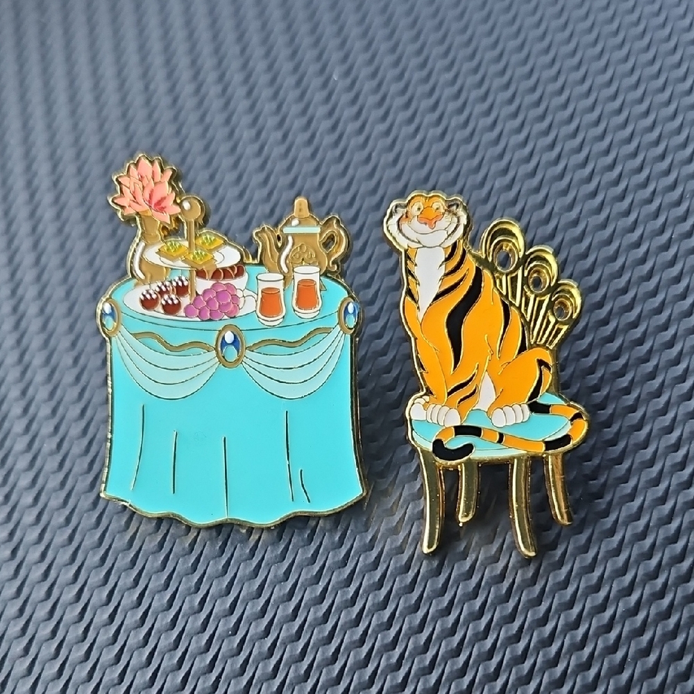 Loungefly Princess Sidekicks Tea Party Pin Set